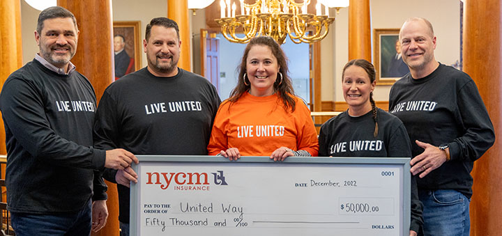 NYCM Foundation announces $50,000 donation to local United Way
